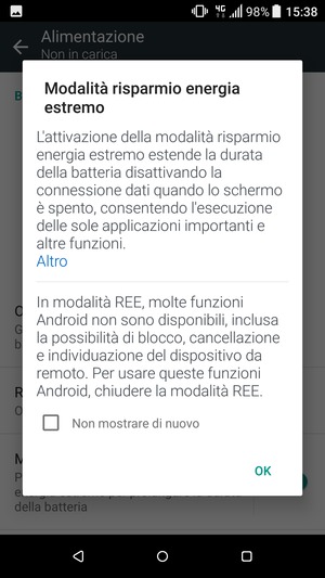 Seleziona OK