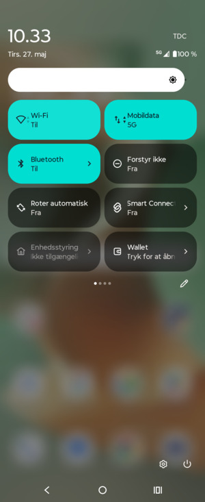 Slå Wi-Fi  fra