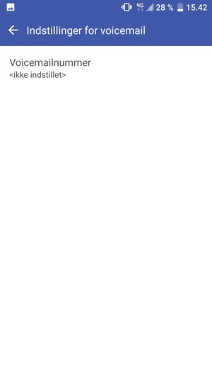 Vælg Voicemailnummer
