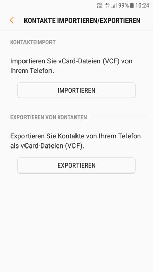 Wählen Sie IMPORTIEREN