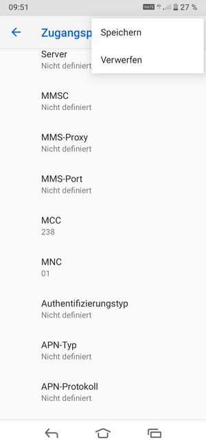 Wählen Sie Speichern