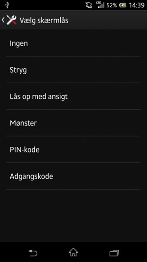 Vælg Mønster