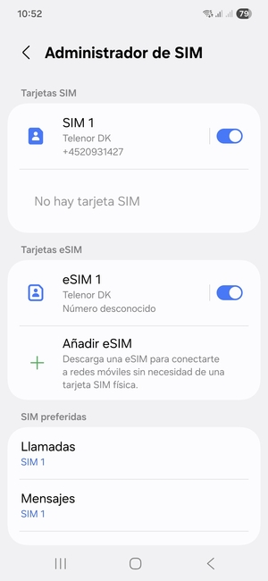 Su eSIM ya ha sido activado