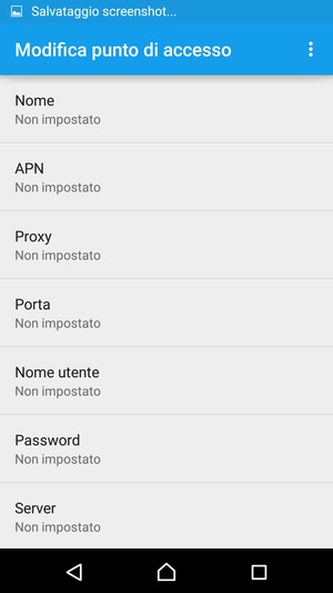 Inserisci informazioni MMS