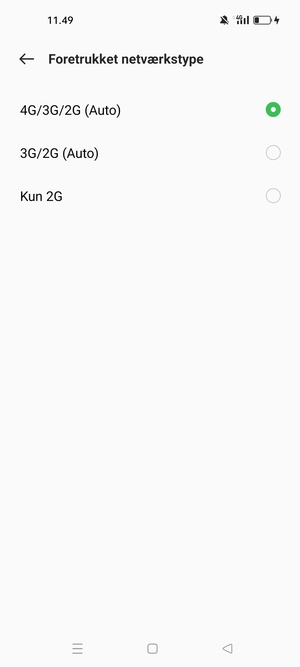 Vælg din foretrukne mulighed