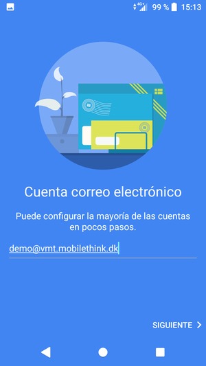 Introduzca su Dirección de correo electrónico y seleccione SIGUIENTE