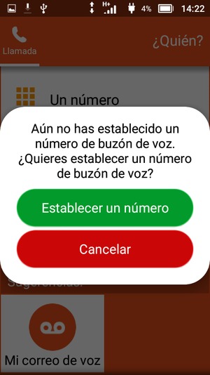 Seleccione Establecer un número