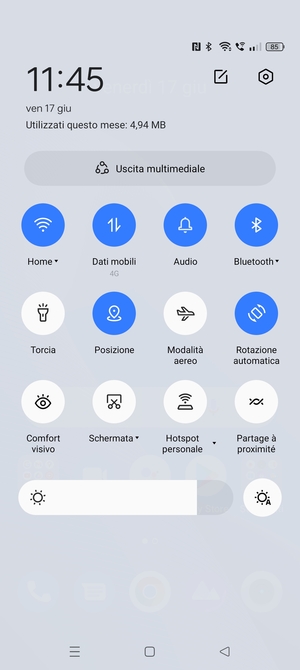 Disattiva Wi-Fi e Bluetooth