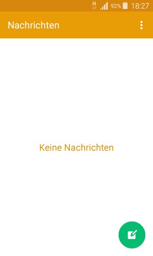 Wählen Sie die Menü-Taste