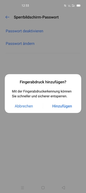 Wählen Sie die gewünschte Option