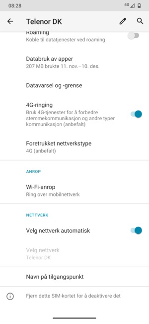 Bla til og velg Navn på tilgangspunkt