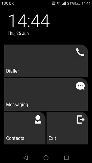 To turn off Ultra power saving mode, select Exit