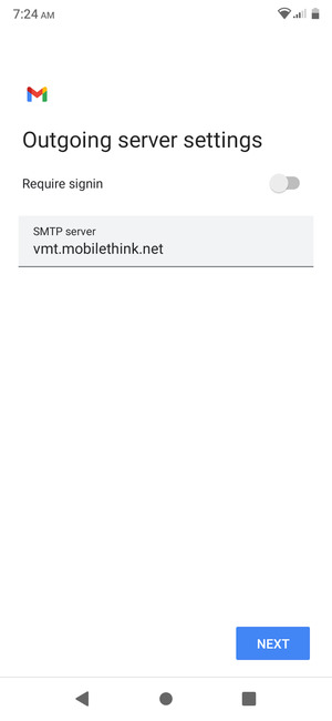 Turn off Require sign-in  and select NEXT
