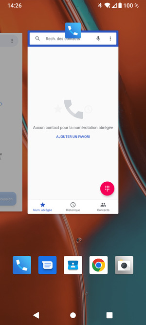 Faites glisser les applis vers le haut pour les fermer