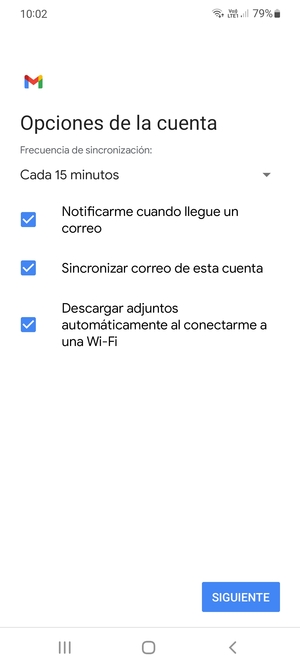 Seleccione SIGUIENTE