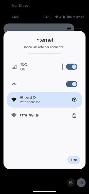 Disattiva Wi-Fi