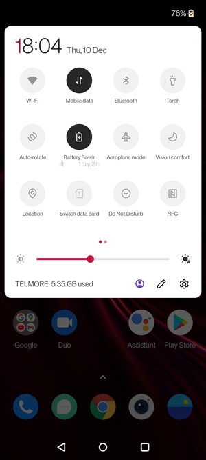 Select the Settings button