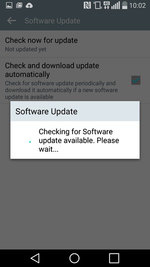 Wait for the search to finish