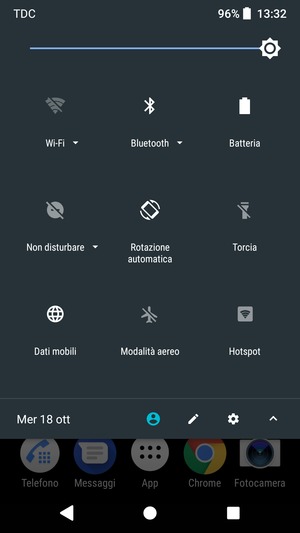 Disattiva Bluetooth