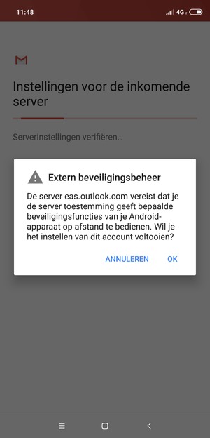 Selecteer OK