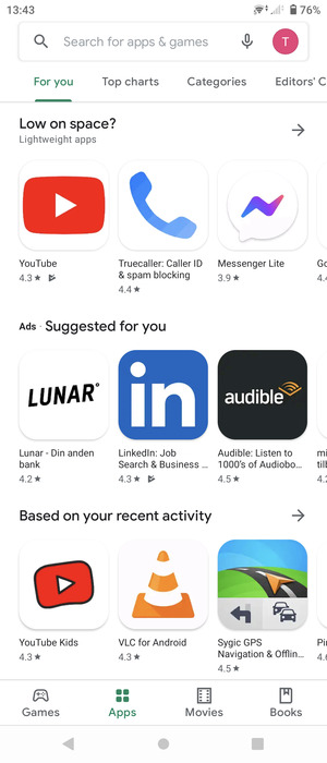 Select the Search bar