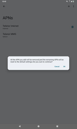 Select OK