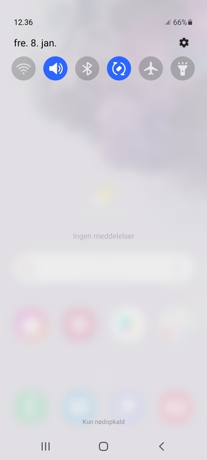 Aktiver topmenuen igen