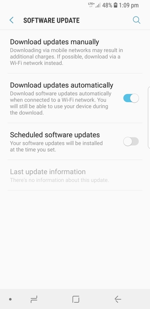 Select Download updates manually
