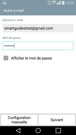 Saisissez votre adresse Gmail ou Hotmail et votre mot de passe. Sélectionnez Suivant