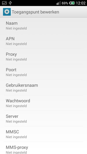 Voer mms-gegevens in