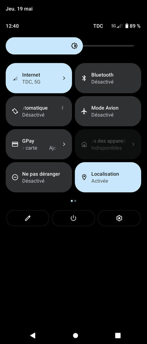 Désactiver le Localisation
