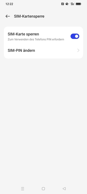 Wählen Sie SIM-PIN ändern