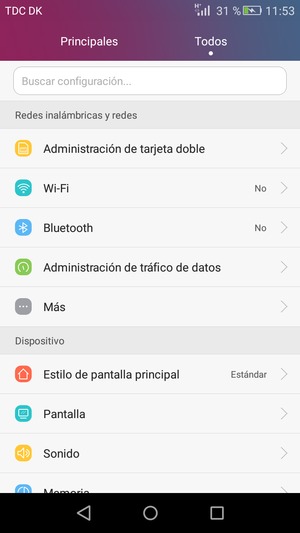 Seleccione Todos y Más