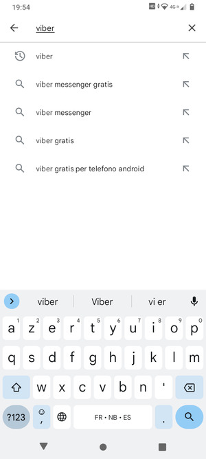 Inserisci il nome dell'app e seleziona Ricerca