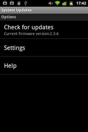 Select Check for updates