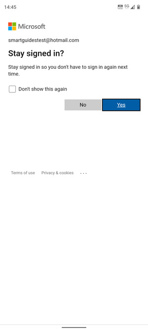 Select your preferred option