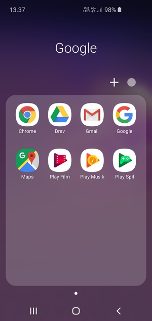 Vælg Gmail