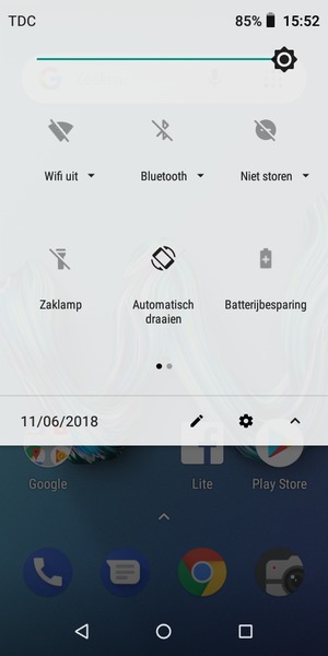Pas helderheid aan op het vereiste niveau