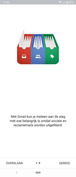 Selecteer GEREED