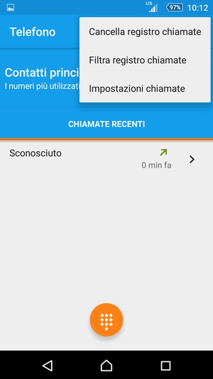 Seleziona Impostazioni chiamate