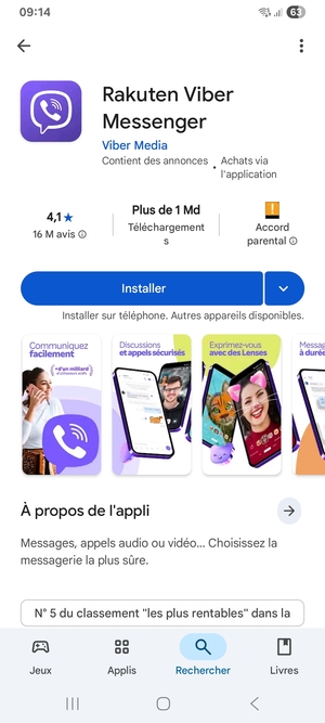 Sélectionnez Installer
