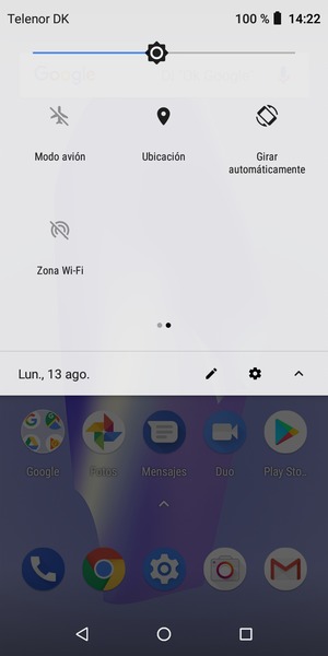 Desactive Ubicación