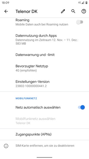 Wählen Sie Zugangspunkte (APNs)