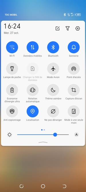 Désactiver le Wi-Fi et le Bluetooth