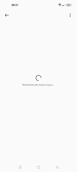 Veuillez attendre la fin de la recherche