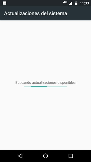 Espere a que la búsqueda termine