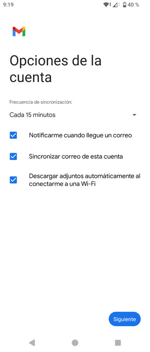 Seleccione Siguiente