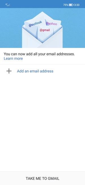 Select Add an email address