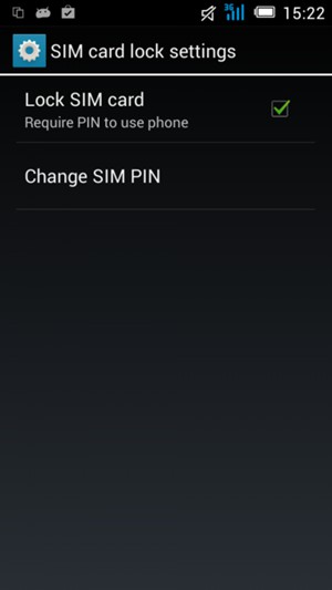 Select Change SIM PIN