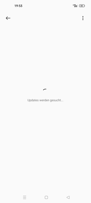 Warten Sie, bis die Suche abgeschlossen ist